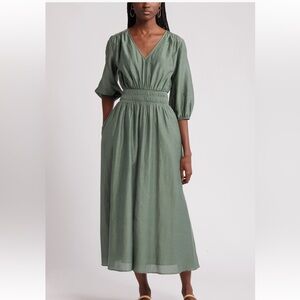 Midi green dress